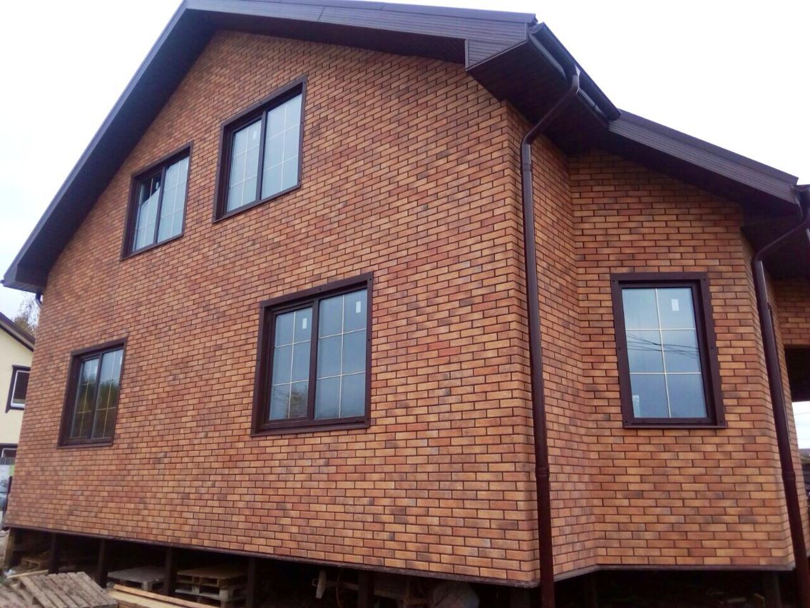 Burgund Rustik, Толщина 60 мм, Фасадные Термопанели Rufford